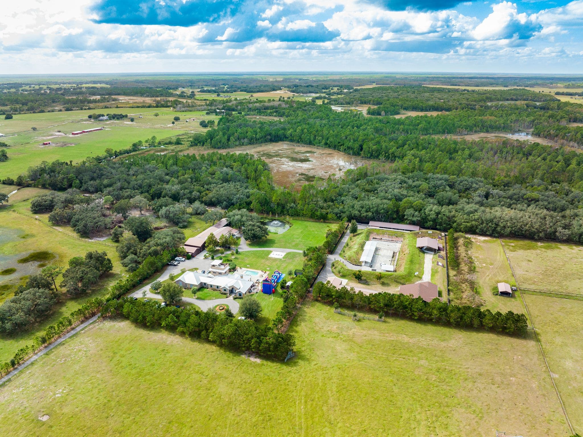 Aerial view of the WOFT training facility