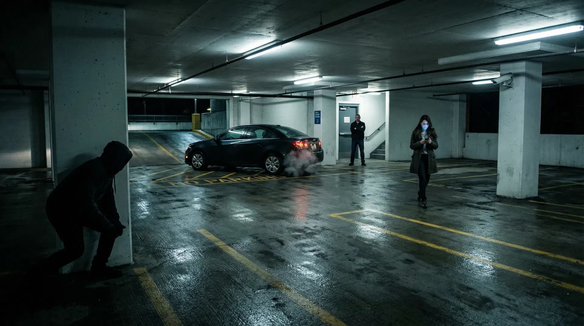 Drill scene preview: Parking Garage Threat Scan